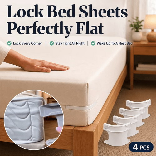 4-Pack Fitted Sheet Corner Lock Holders