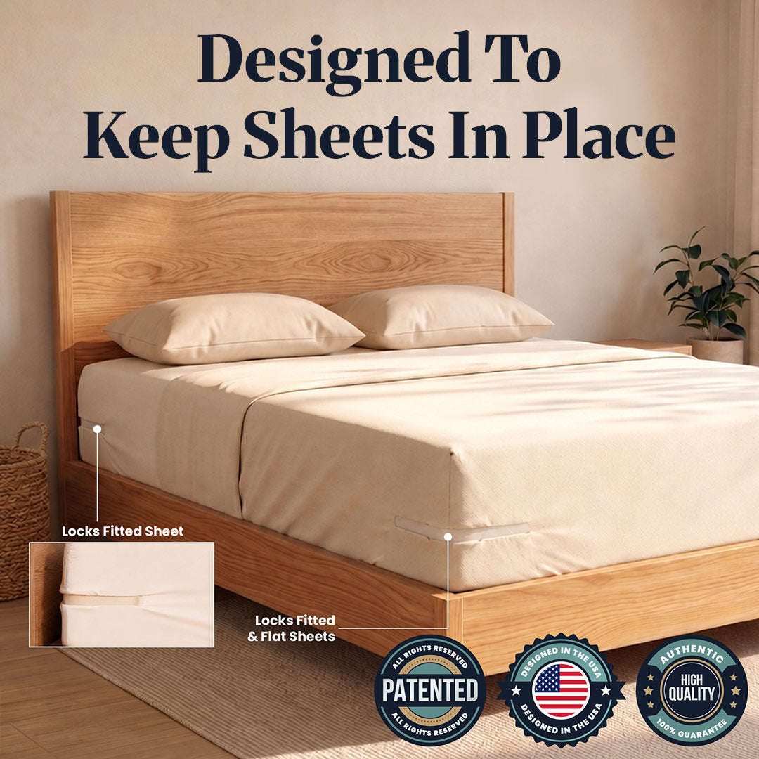 4-Pack Fitted Sheet Corner Lock Holders