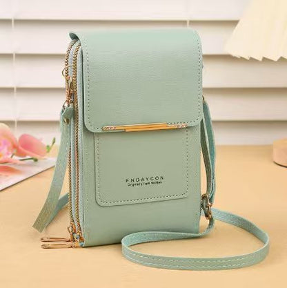 🔥Final 3 Hours: 60% OFF 2026 Trendy Minimalist Elegant Women's Touchscreen Crossbody Phone Wallet